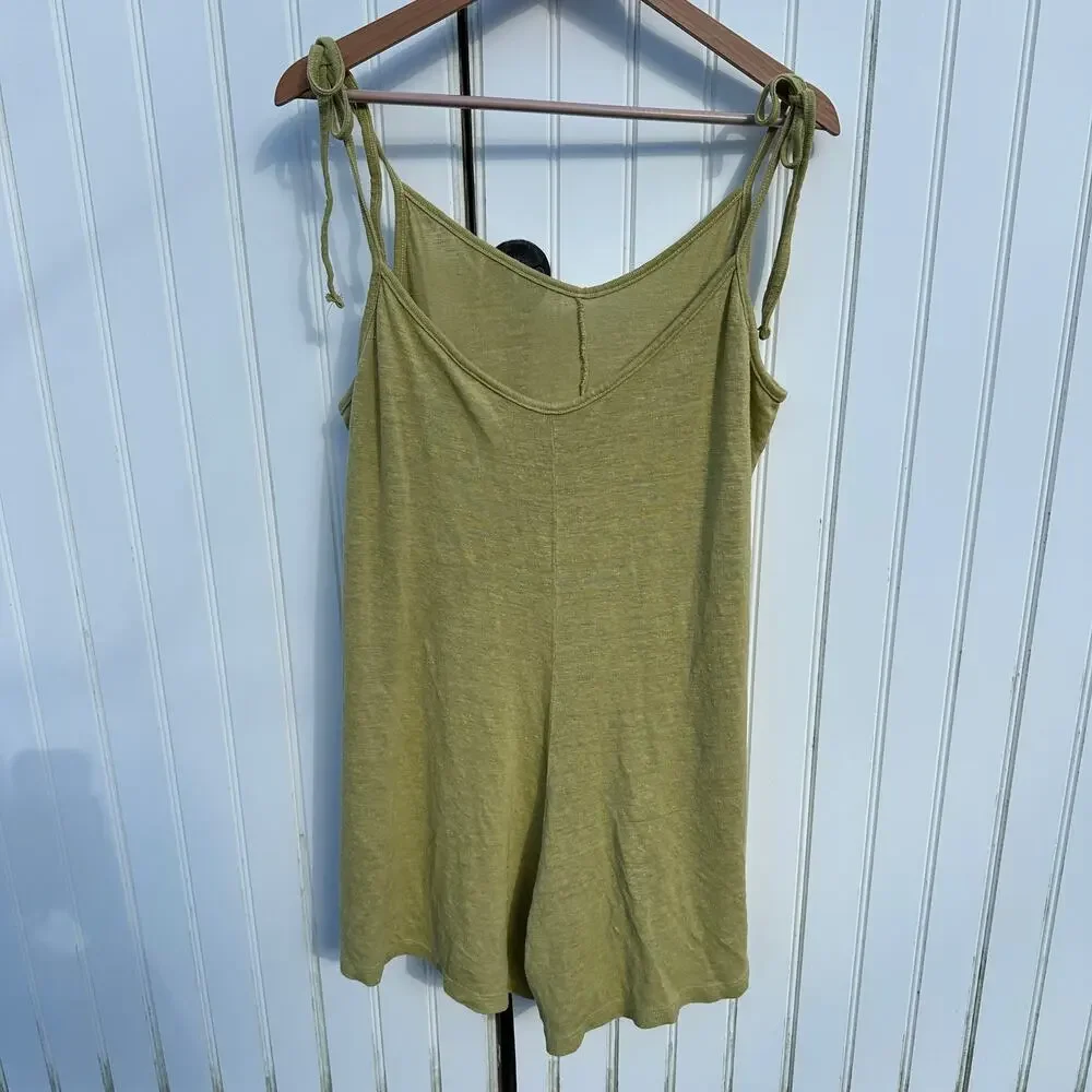 Jungmaven Sespe Short Romper Size Small Margarita Green 100% Hemp NWT - Picture 2 of 16